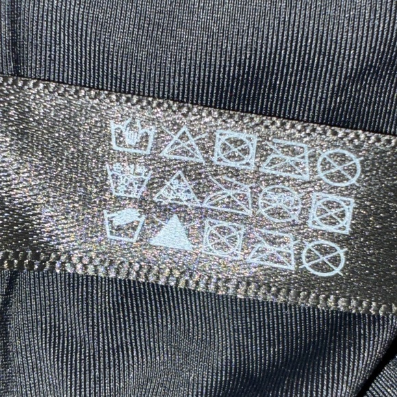 NWT. Massimo Dutti Black Round Neckline Swimsuit with Rolled Straps. - Picture 13 of 13